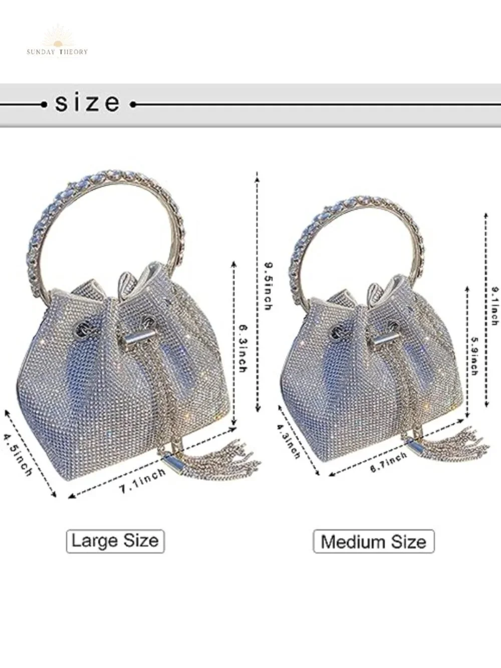 Rhinestone Evening Bag Bling Clutch Purse for Women Party Wedding Prom